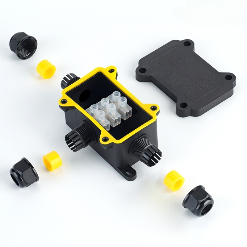 Outdoor Power Board Box - IP68 Outdoor Waterproof Junction Box –