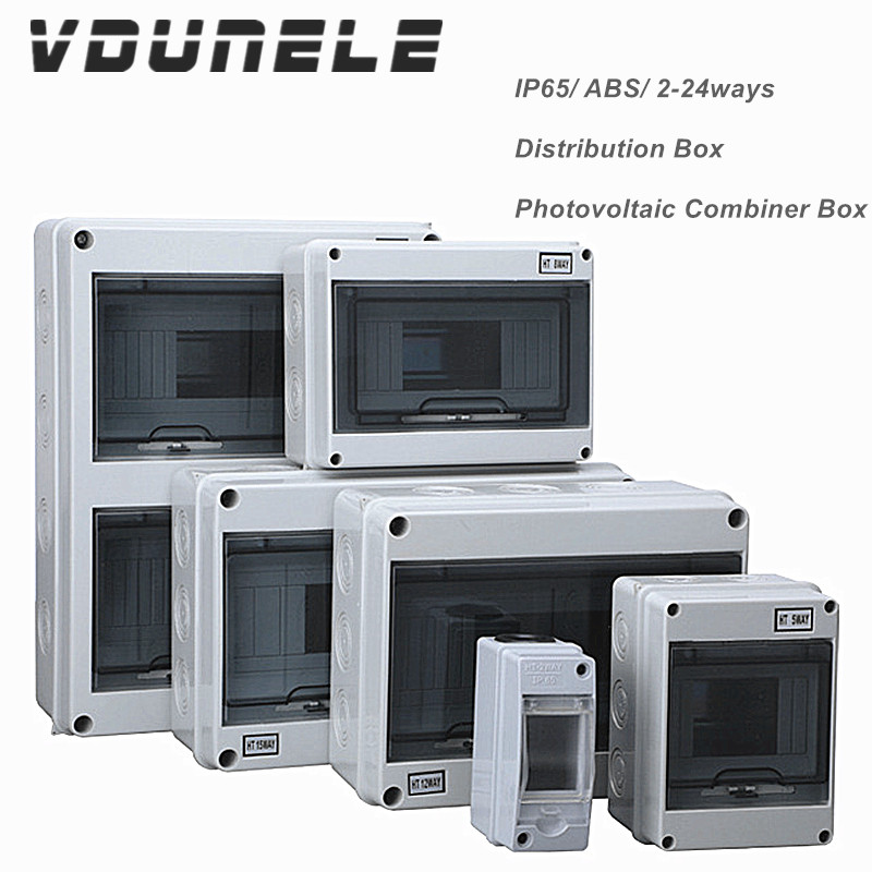 Outdoor Power Board Box - IP65 Distribution Box for dc Breaker