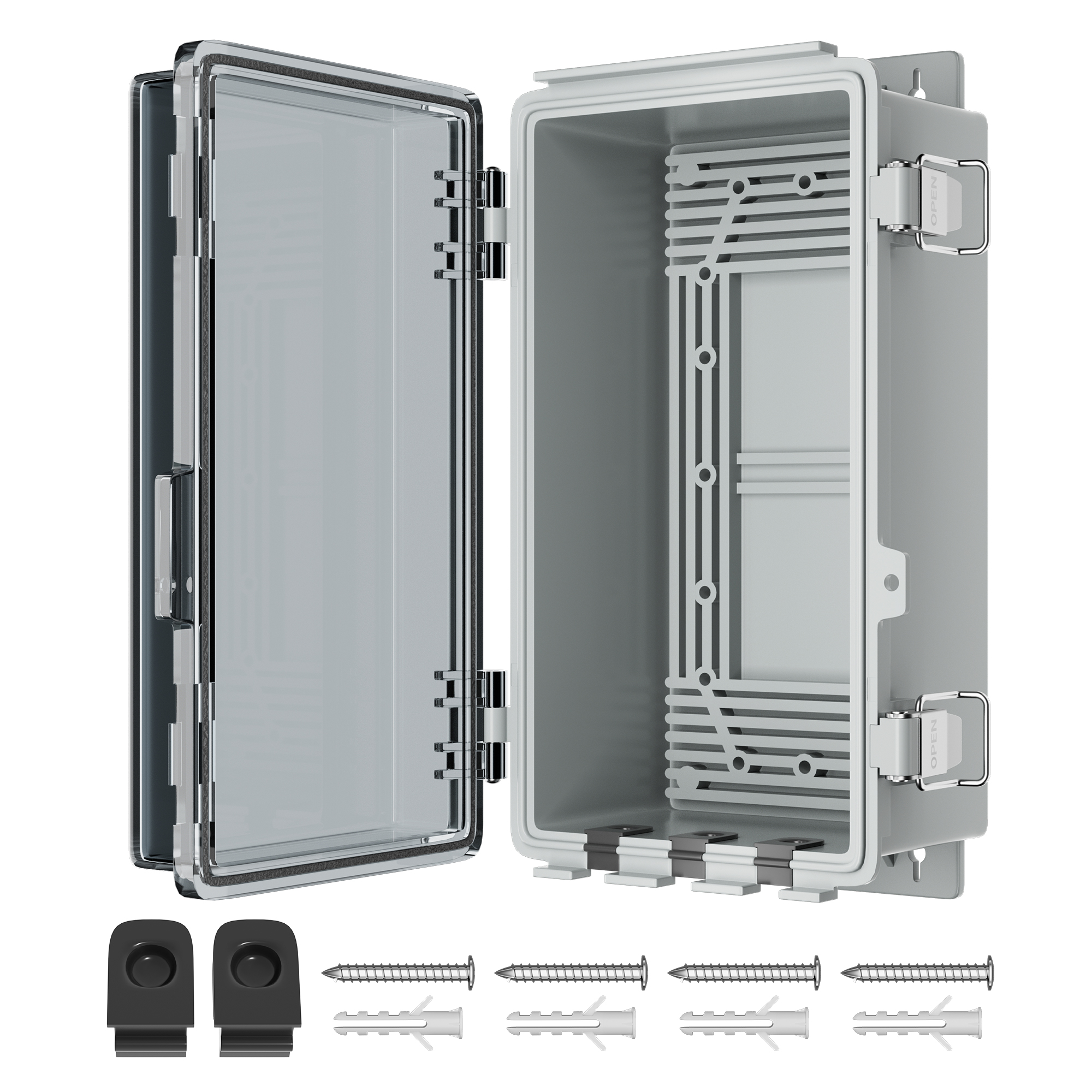 Outdoor Power Board Box - DaierTek 9x5x4.3“ Outdoor Extension Cord Cover