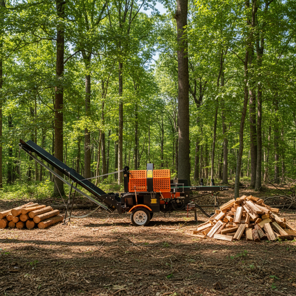 Gas Powered Log Splitter Indep - Outdoor Power Products のレビューと価格
