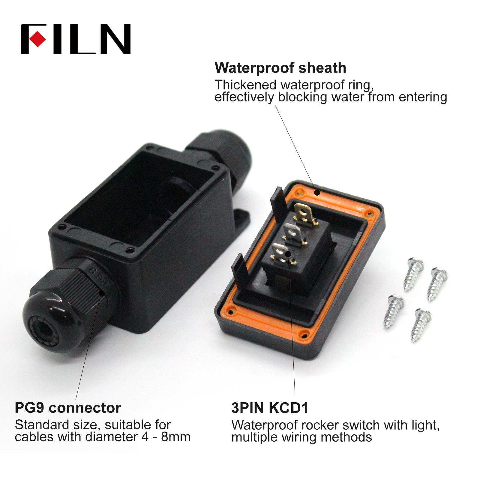 FILN with Illuminated Rokcer S - Outdoor Power Bar のレビューと価格