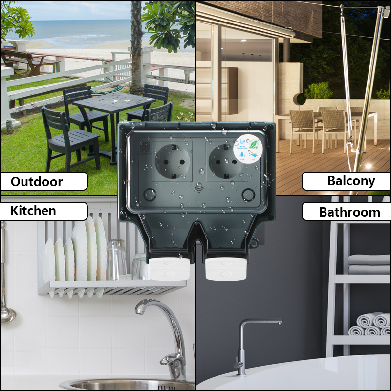 Avoir Tuya Wall Electrical Soc - Outdoor Power Timer のレビューと価格