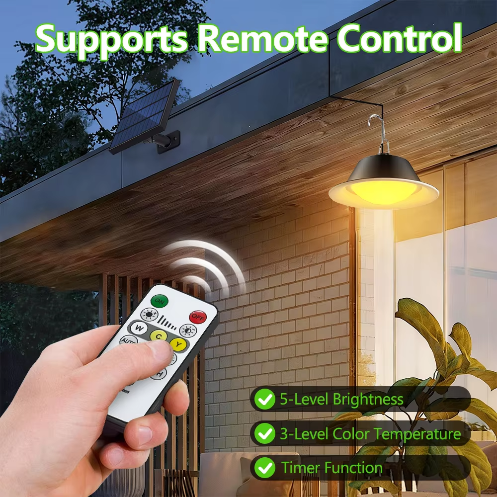 Solar Pendant Light Outdoor IP - Outdoor Power Timer のレビューと価格