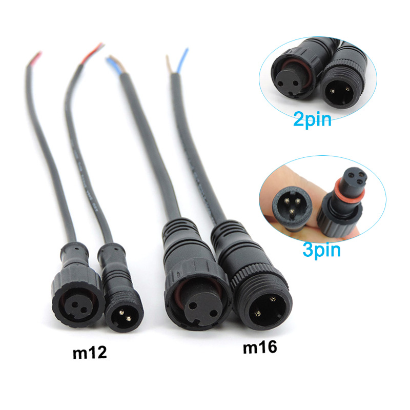 M12 M16 2 3 Pin core wire DC M - Outdoor Power Jack のレビューと価格
