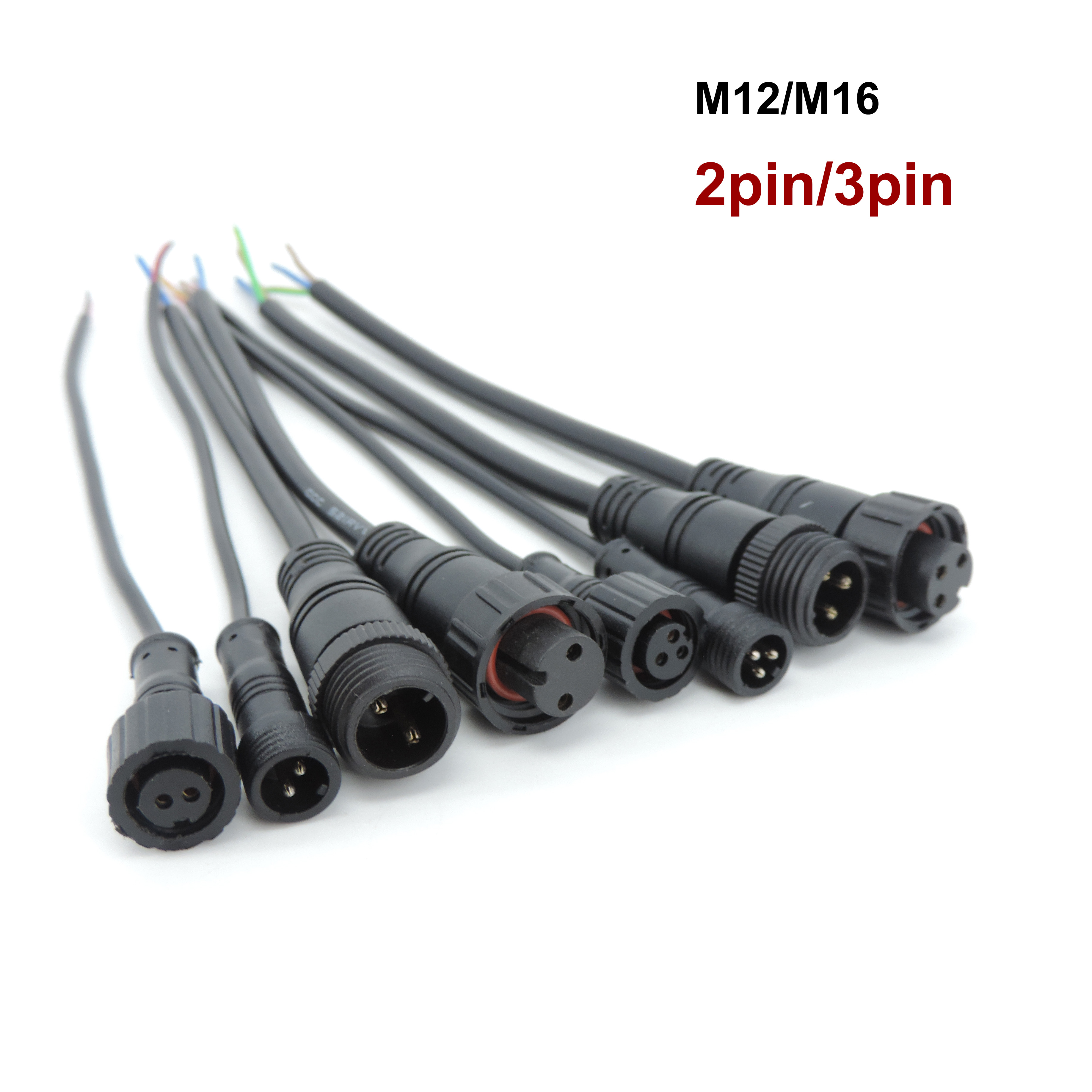 M12 M16 2 3 Pin core wire DC M - Outdoor Power Jack のレビューと価格