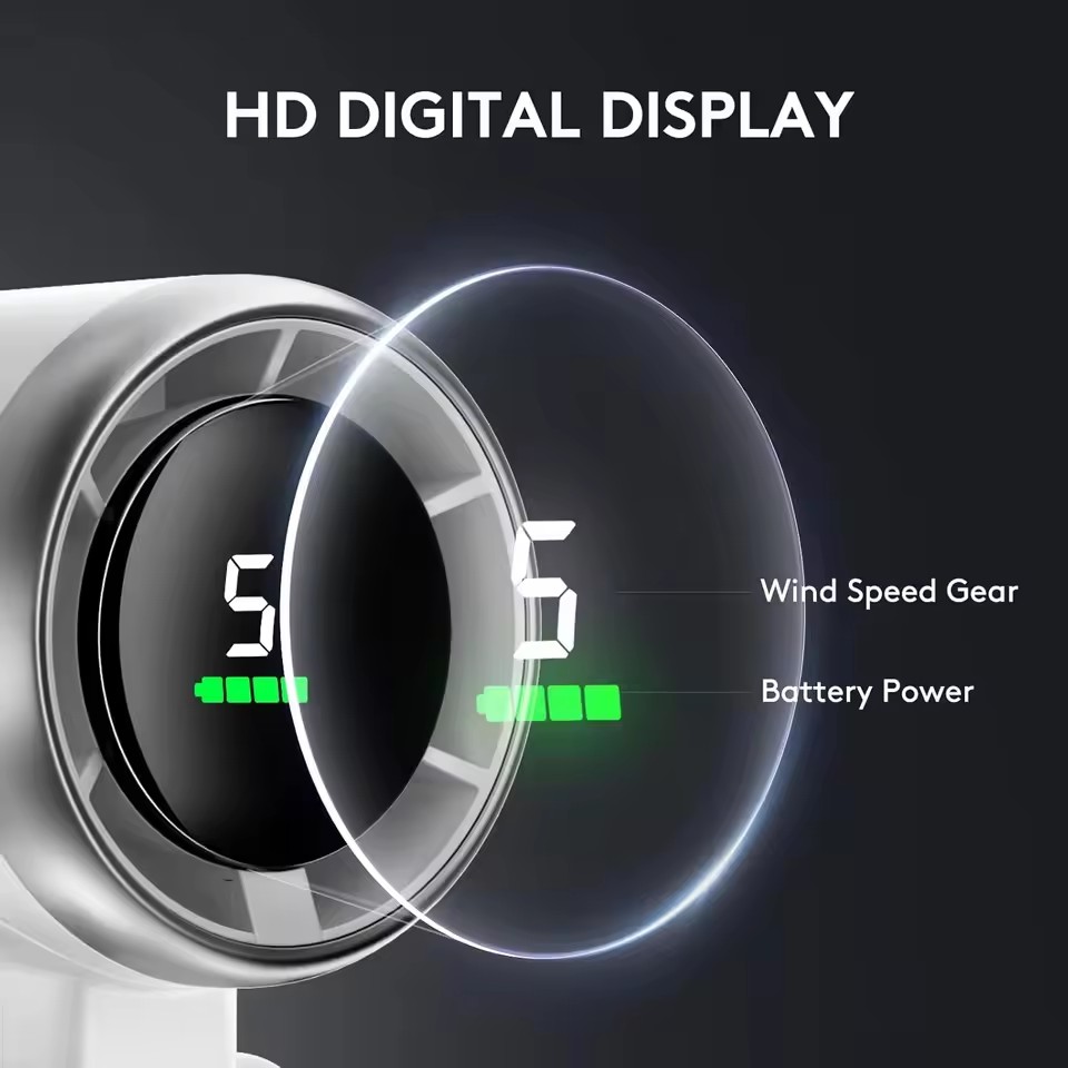 10000mAh Mini Hanging Neck Fan - Outdoor Power Timer のレビューと価格