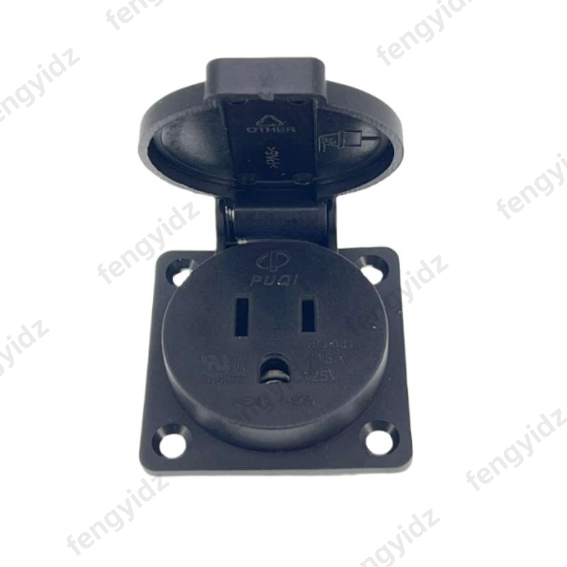 Black 125V 15A 20A IP44 CE Ame - Outdoor Power Inlet Box のレビューと価格