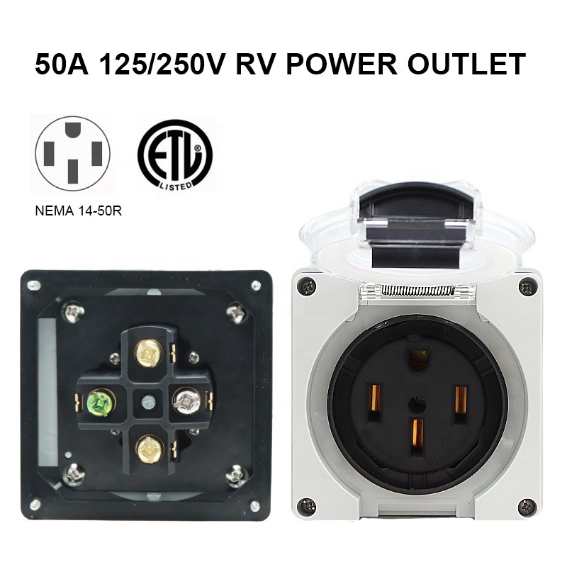 50 Amp Generator RV Power Inle - Outdoor Power Inlet Box のレビューと価格