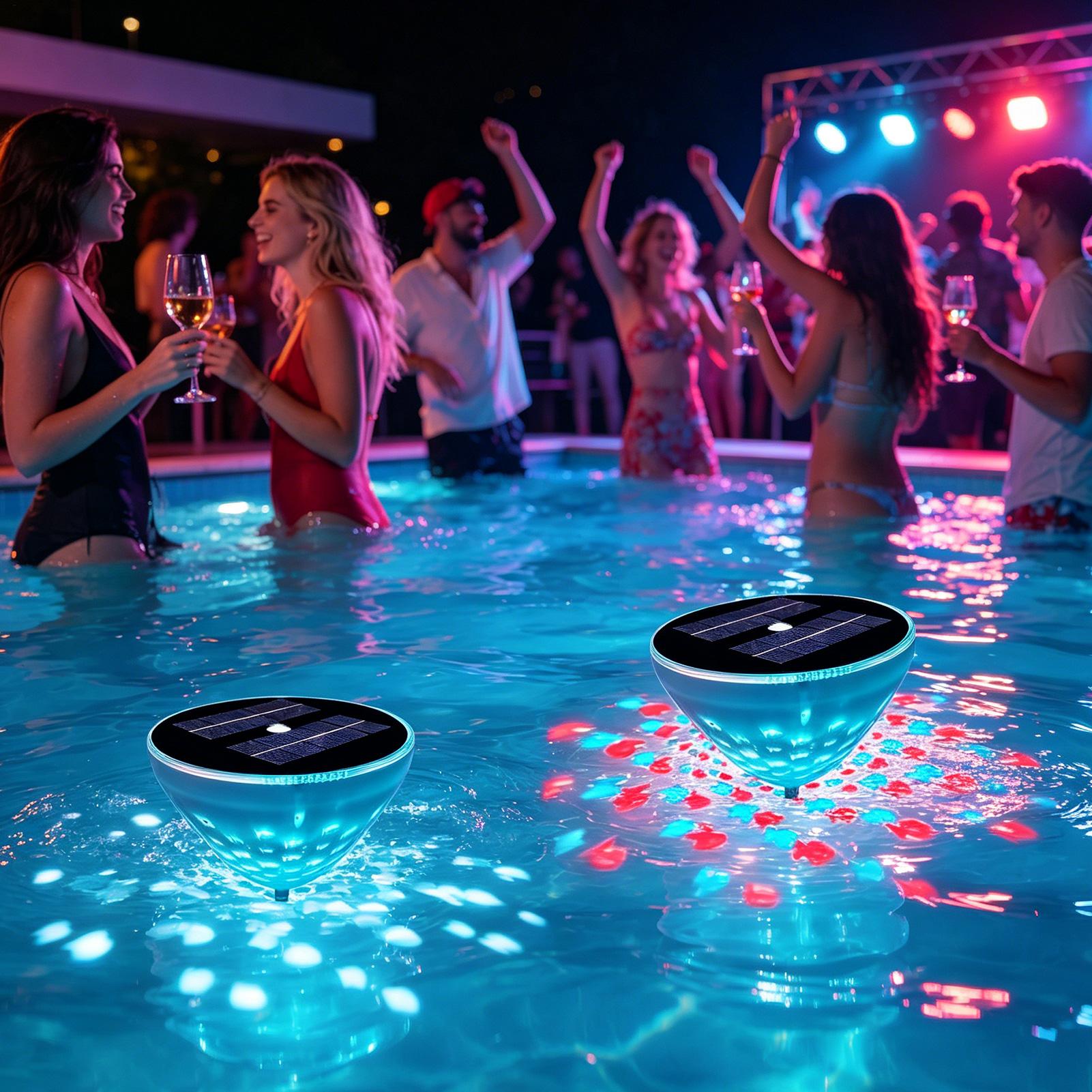 Pool Lights Solar Powered 2 Pi - Outdoor Power For Hot Tub のレビューと価格