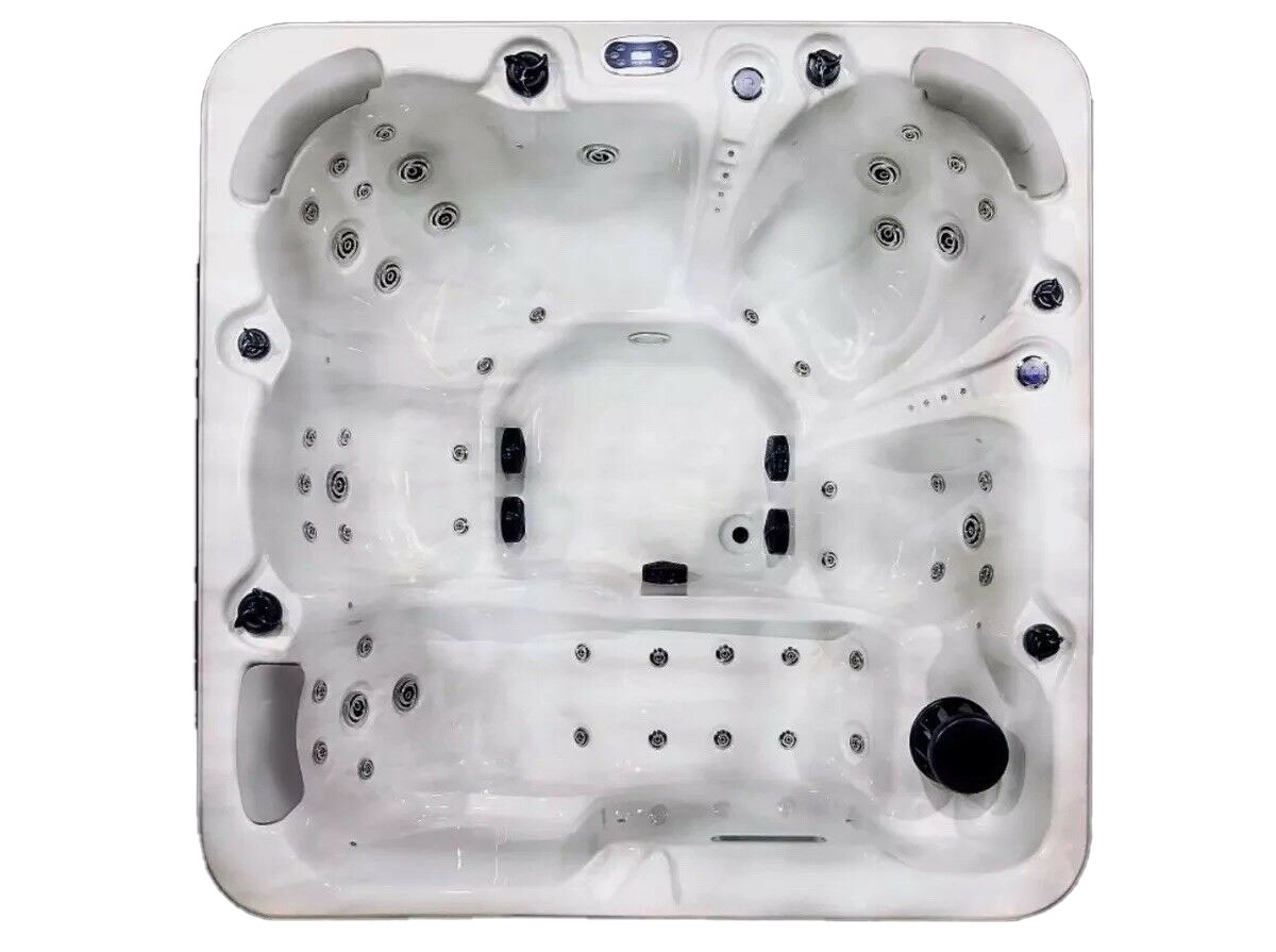 6-Seater Outdoor White Marble  - Outdoor Power For Hot Tub のレビューと価格