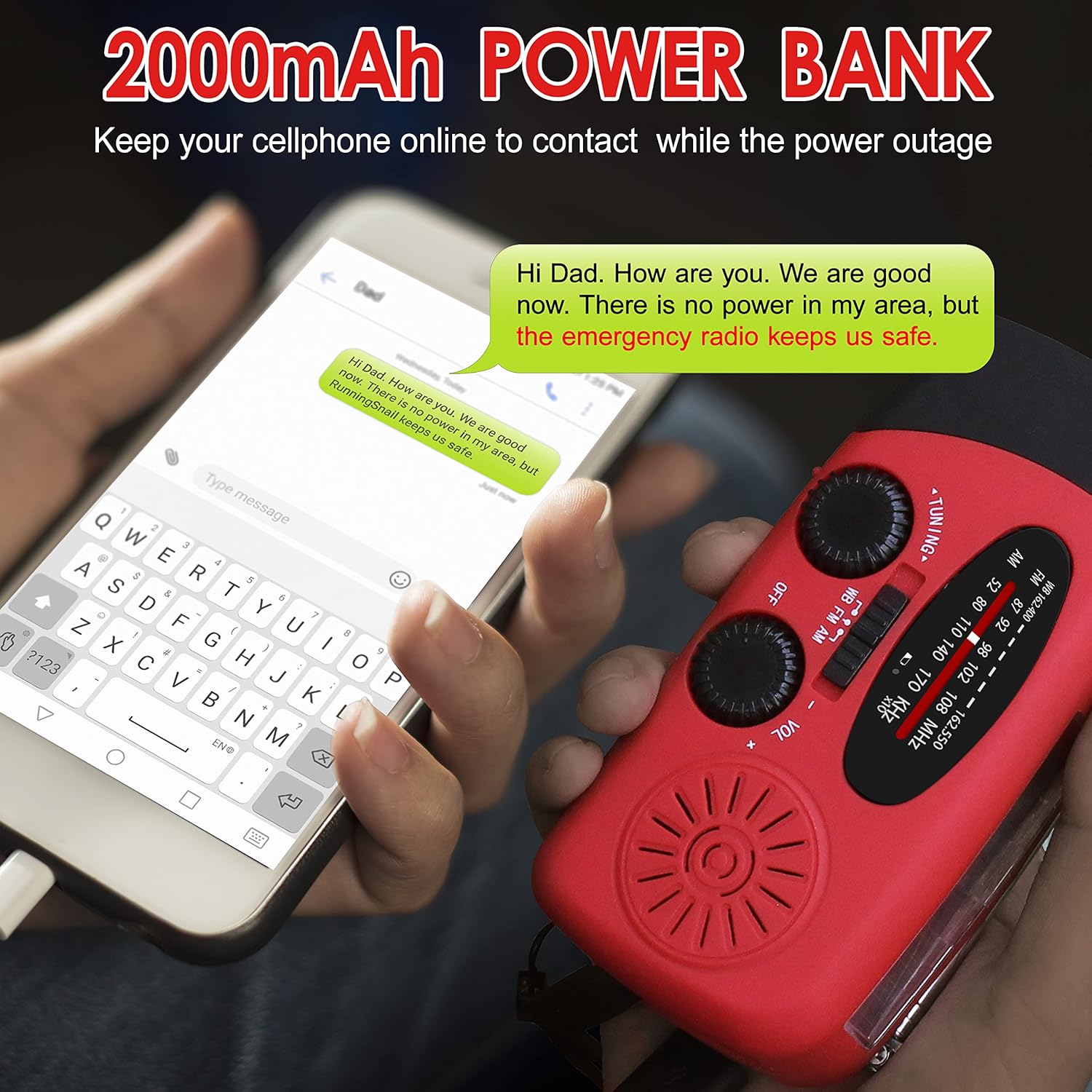 Multifunctional Hand Cranked G - Outdoor Power Source のレビューと価格