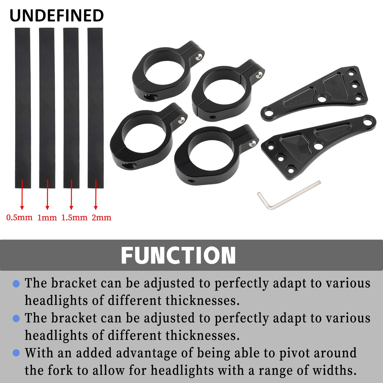 33mm-58mm Headlight Bracket Mo - Outdoor Power Products のレビューと価格