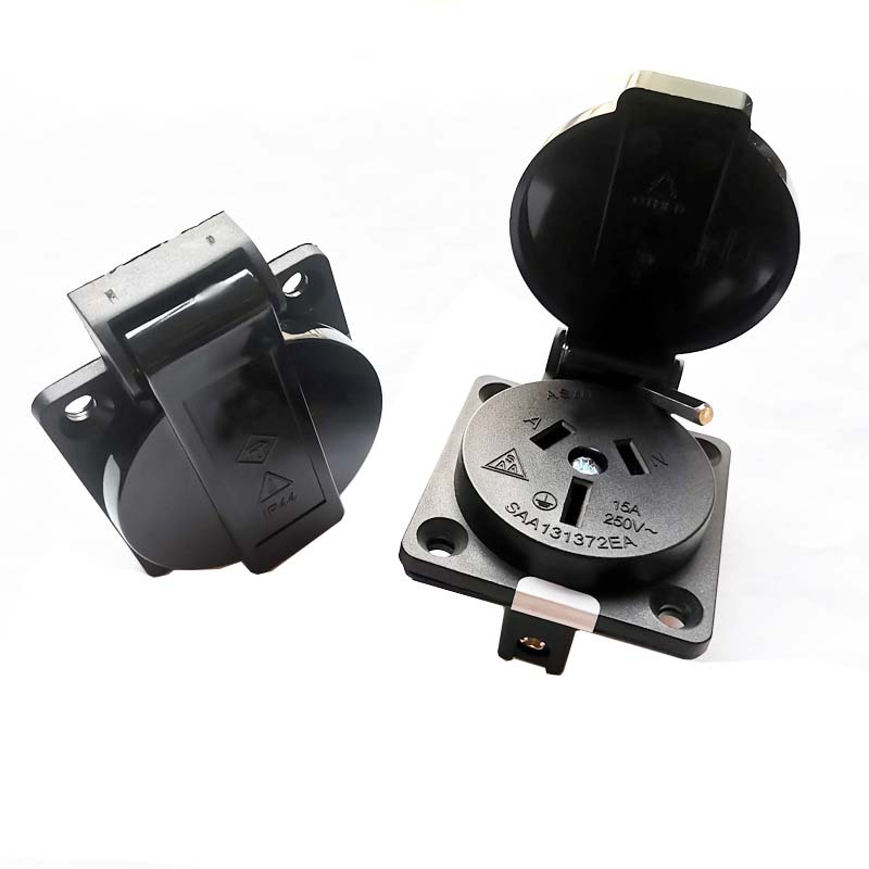2PCS Black 10A 15A Australia O - Outdoor Power Inlet Box のレビューと価格