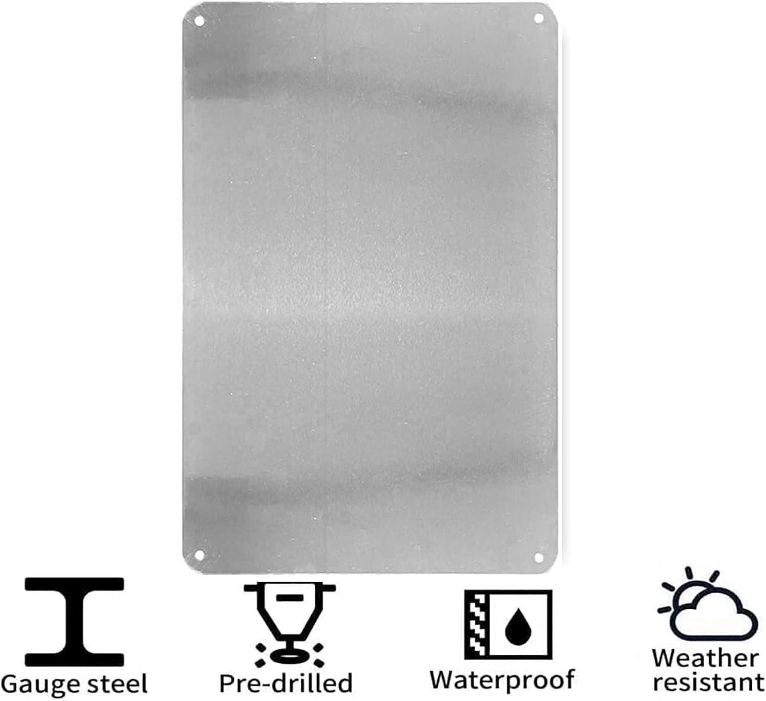 , ,  Metal Wall Sign, Plaque W - Outdoor Power Bar のレビューと価格