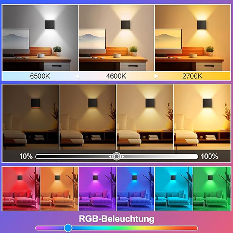 12W LED Outdoor Wall Light RGB - Outdoor Power Point Zigbee のレビューと価格