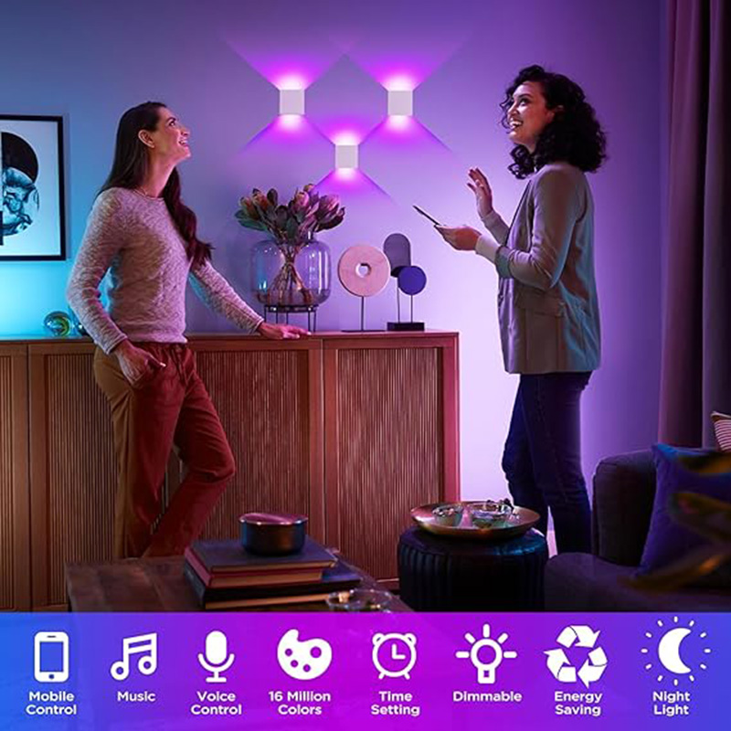 12W LED Outdoor Wall Light RGB - Outdoor Power Point Zigbee のレビューと価格