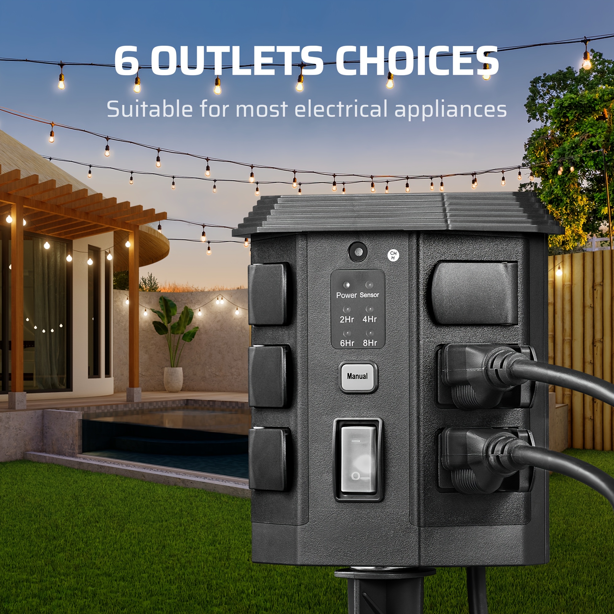 Outdoor Power Stake Timer, Out - Outdoor Power Timer のレビューと価格