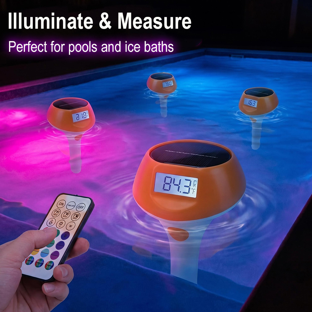 Floating Digital Solar Pool Th - Outdoor Power For Hot Tub のレビューと価格