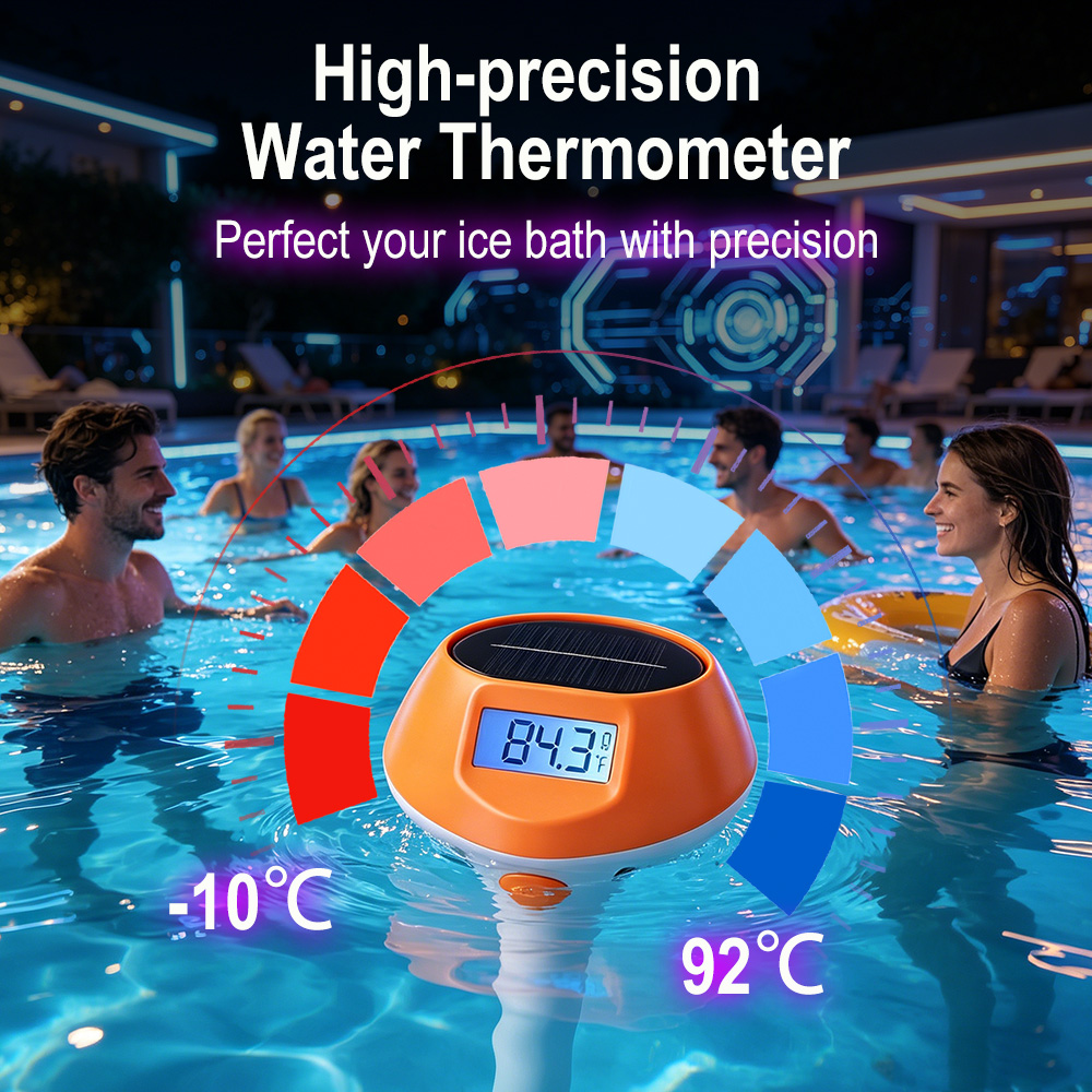 Floating Digital Solar Pool Th - Outdoor Power For Hot Tub のレビューと価格