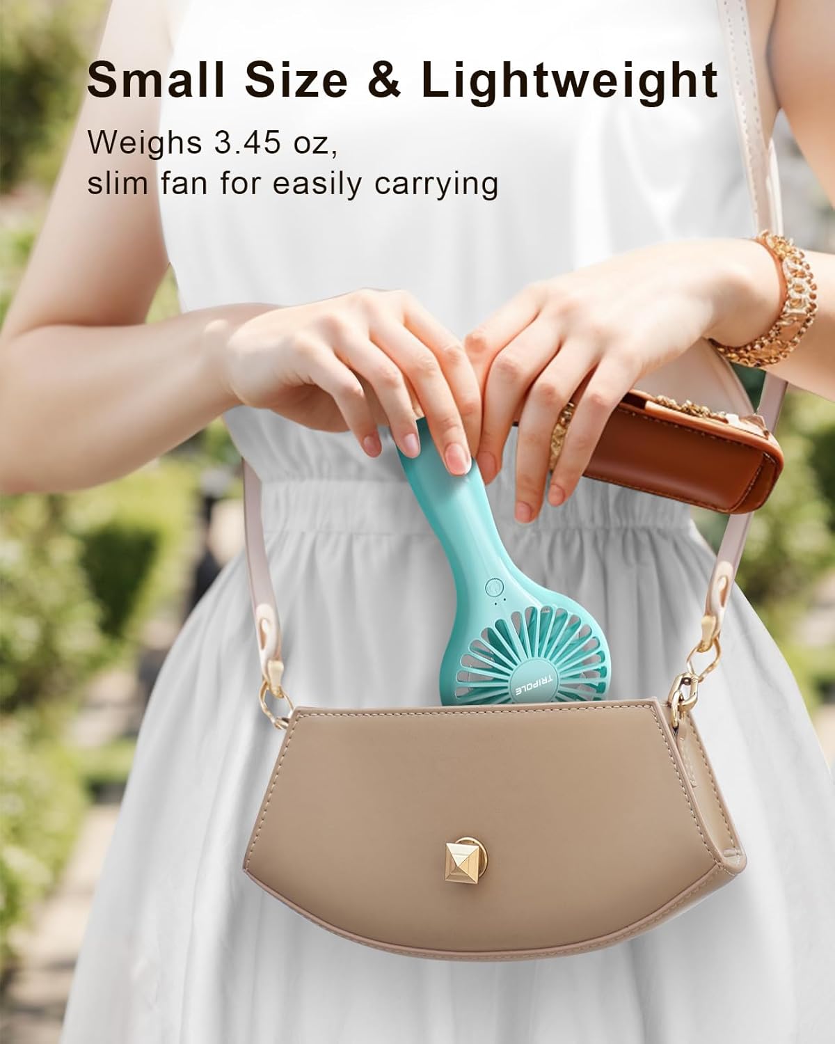 Mini Handheld Fan with Powerfu - Outdoor Power Products のレビューと価格