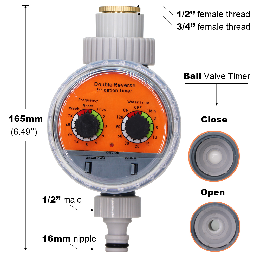 MUCIAKIE Ball Valve Garden Wat - Outdoor Power Timer のレビューと価格