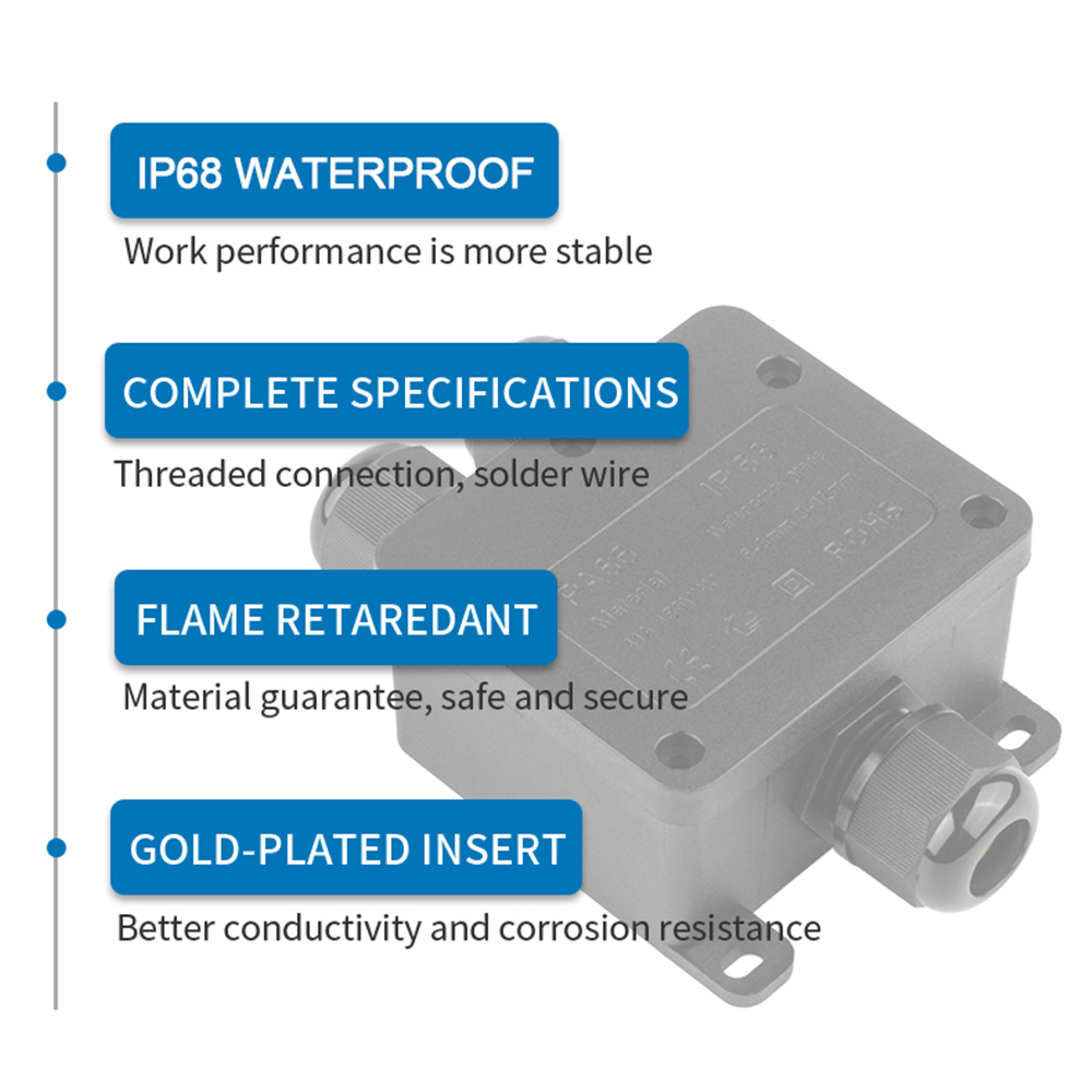 IP68 Outdoor Waterproof Juncti - Outdoor Power Board Box のレビューと価格