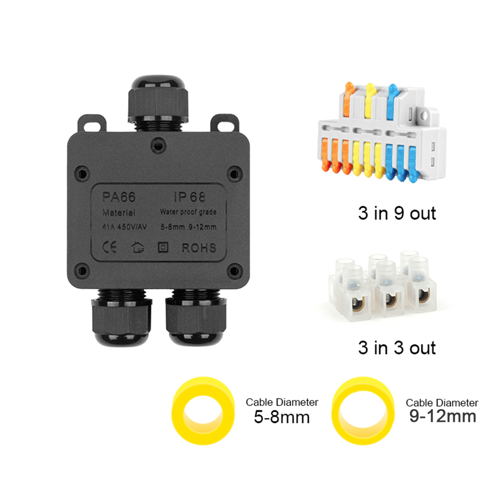 IP68 Outdoor Waterproof Juncti - Outdoor Power Board Box のレビューと価格