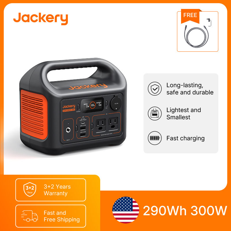 Jackery Portable Power Station - Outdoor Power Source のレビューと価格
