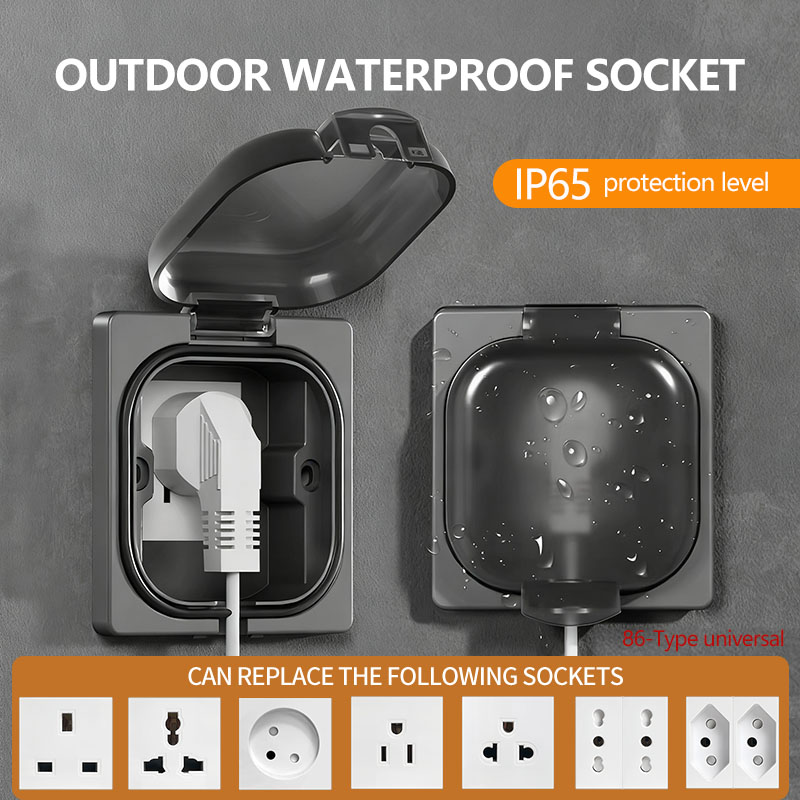 IP65 Waterproof Outdoor Socket - Outdoor Power Inlet Box のレビューと価格