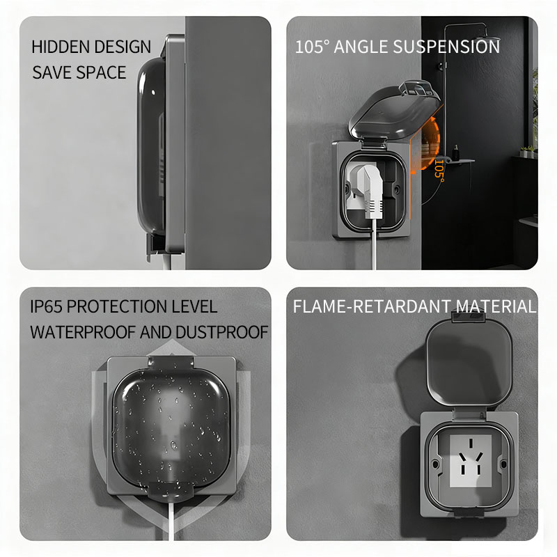 IP65 Waterproof Outdoor Socket - Outdoor Power Inlet Box のレビューと価格