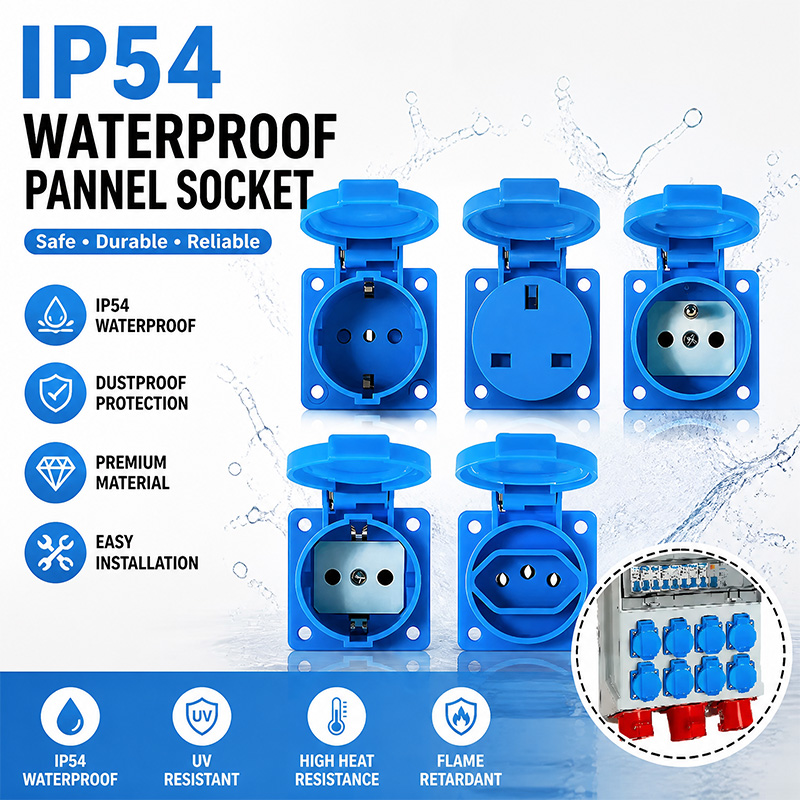 IP54 16A Waterproof Industrial - Outdoor Power Inlet Box のレビューと価格
