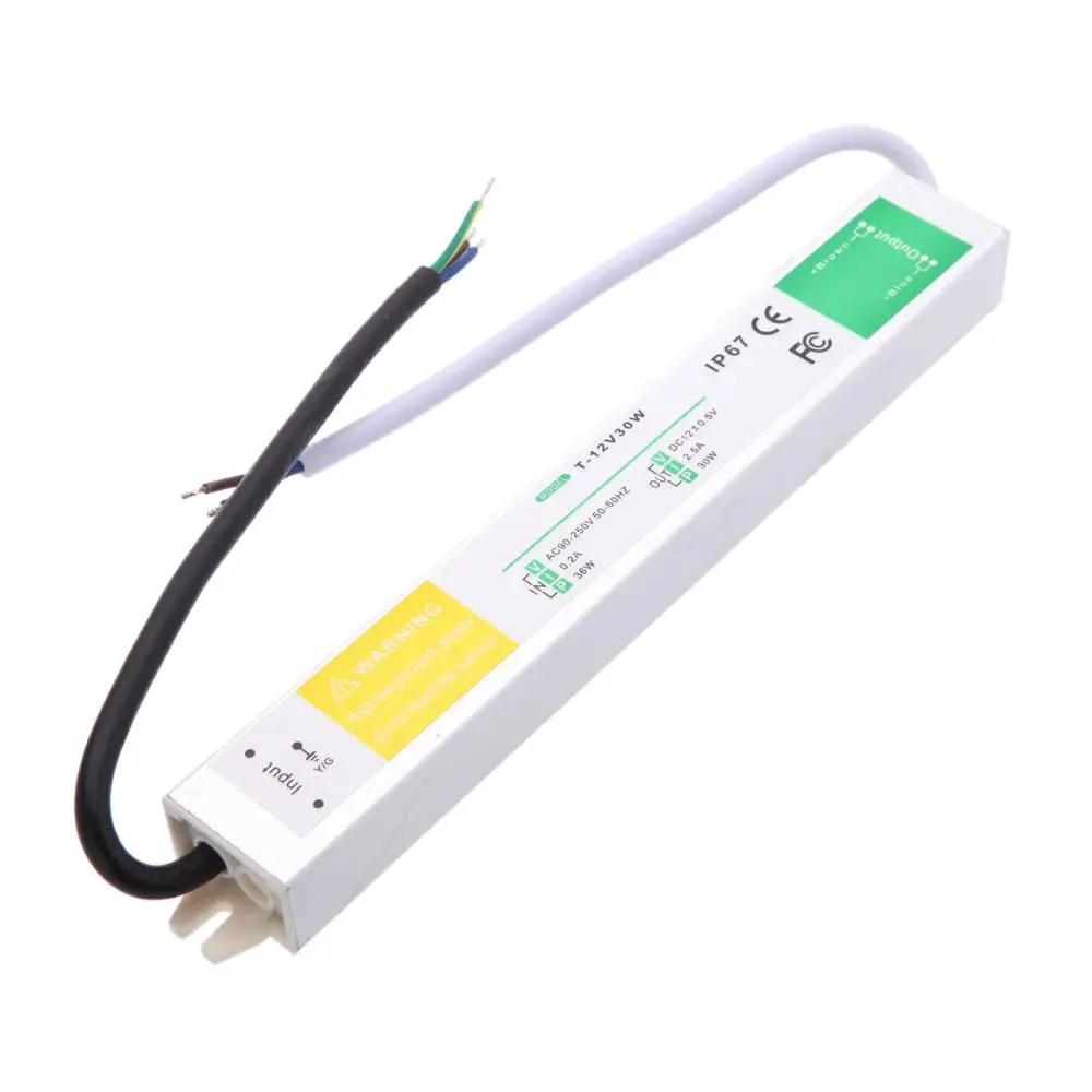 30W AC110 230V To DC 12V 24v D - Outdoor Use Power Strip のレビューと価格