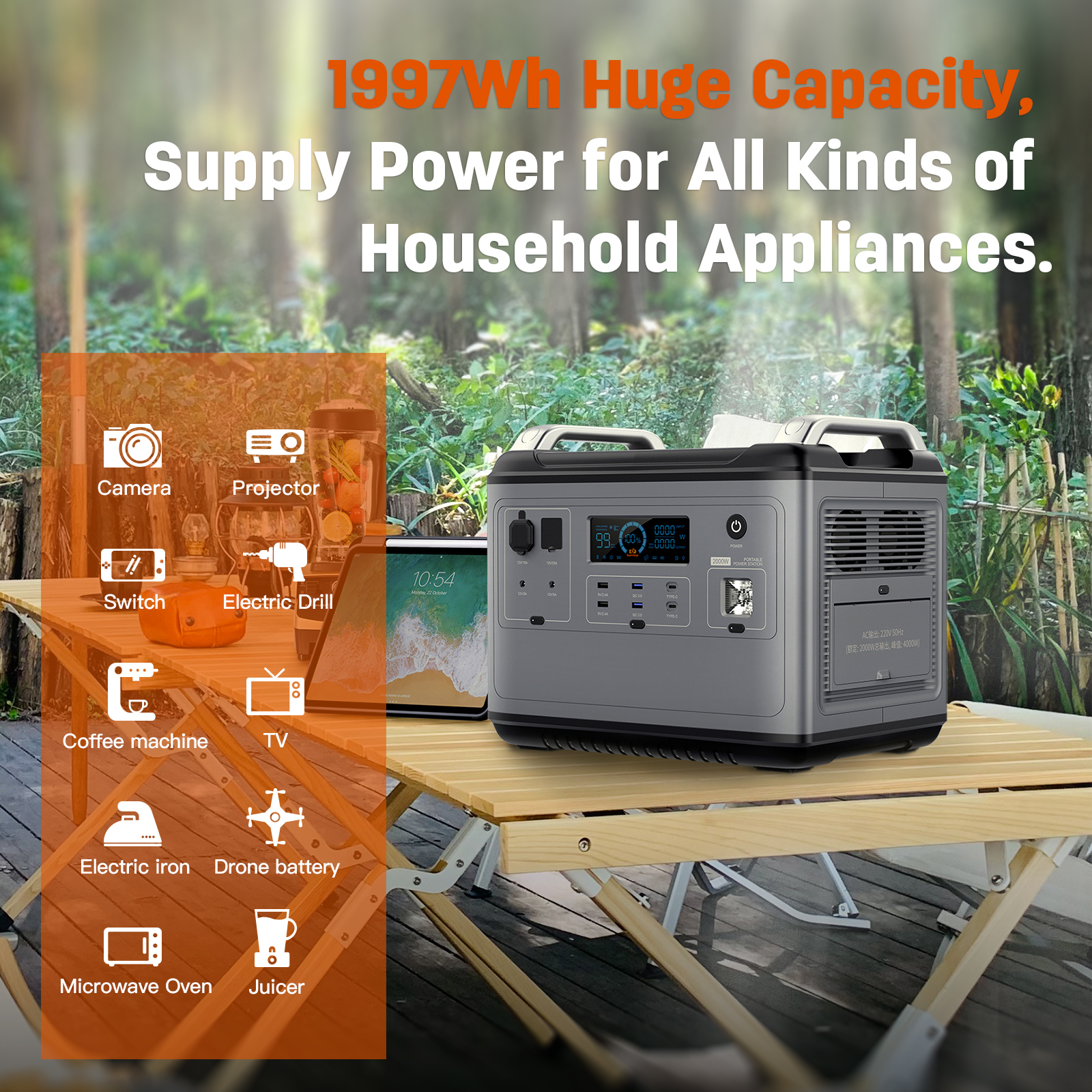 2000W portable power station s - Outdoor Power Group のレビューと価格