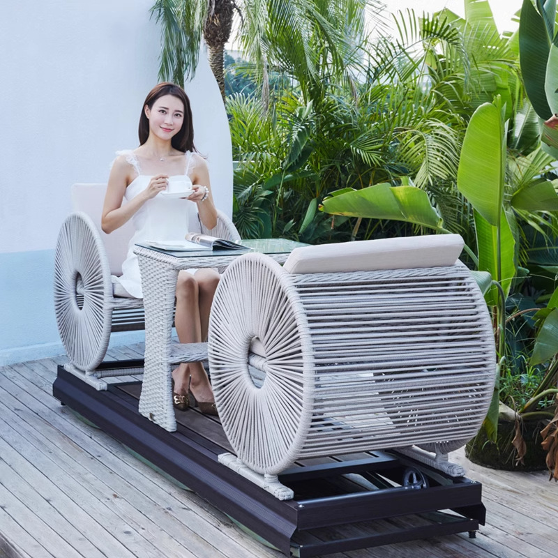 Modern Waterproof Double Wheel - Outdoor Power Recliner のレビューと価格