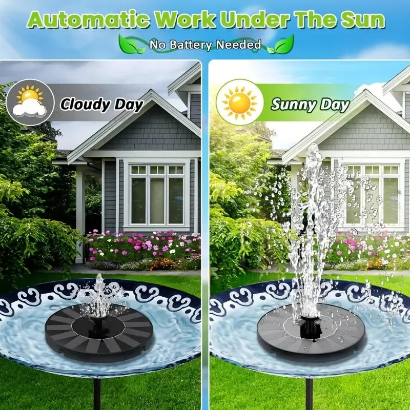 13/16/18cm Solar - Powered Fou - Outdoor Power Source のレビューと価格