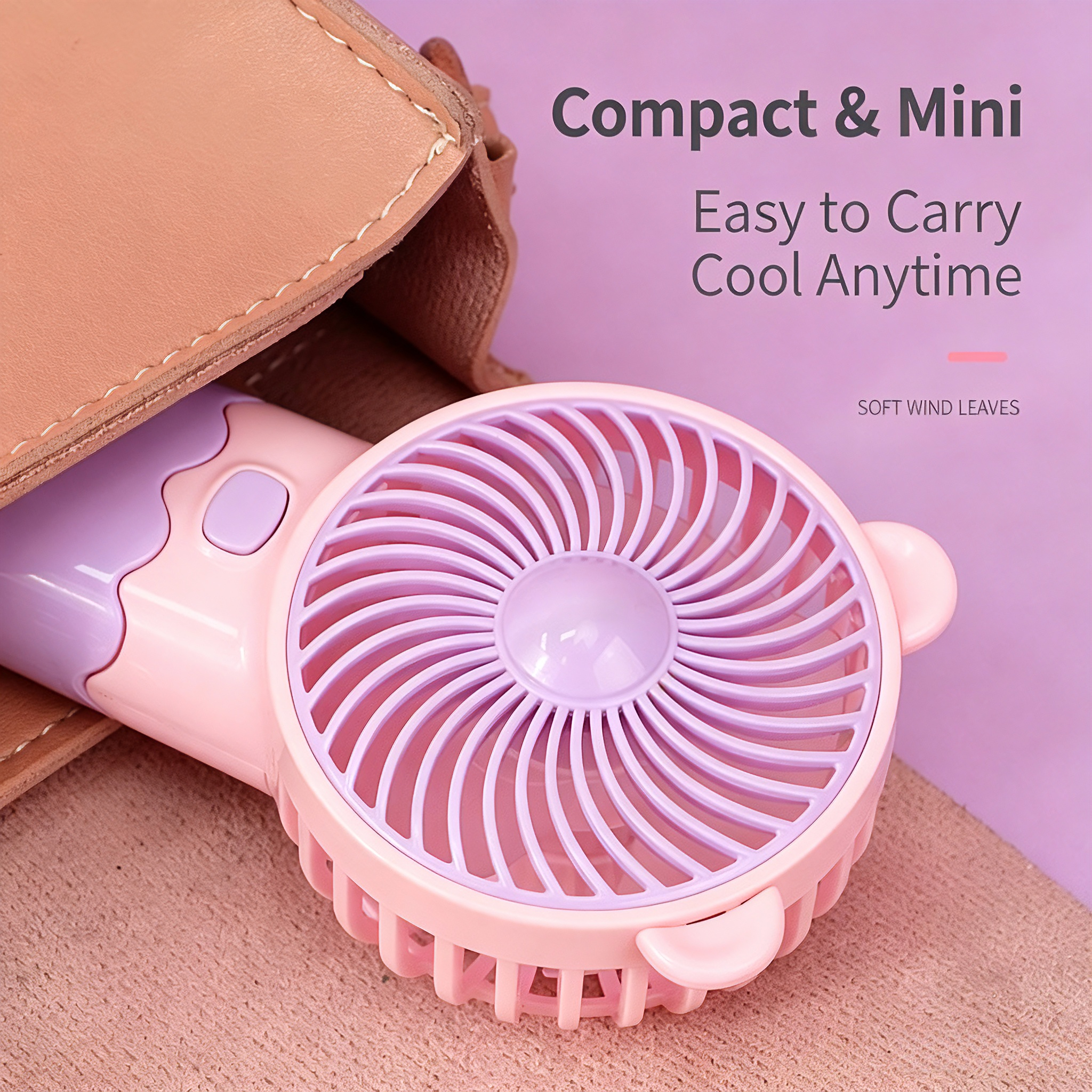 Mini Handheld Fan Portable Han - Outdoor Power Timer のレビューと価格
