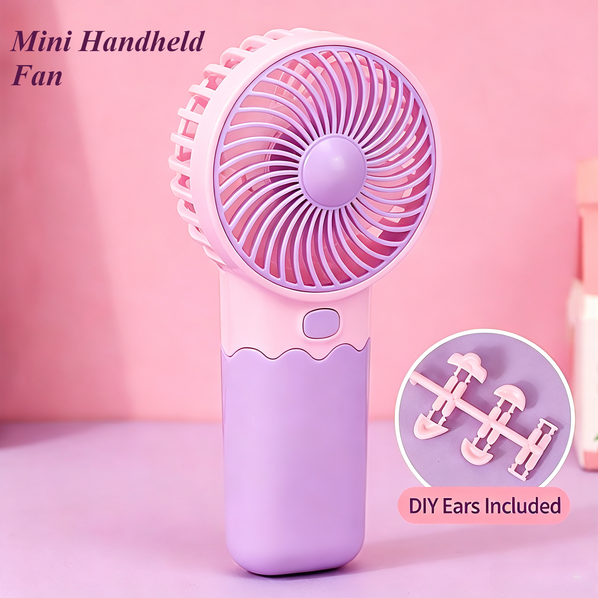 Mini Handheld Fan Portable Han - Outdoor Power Timer のレビューと価格