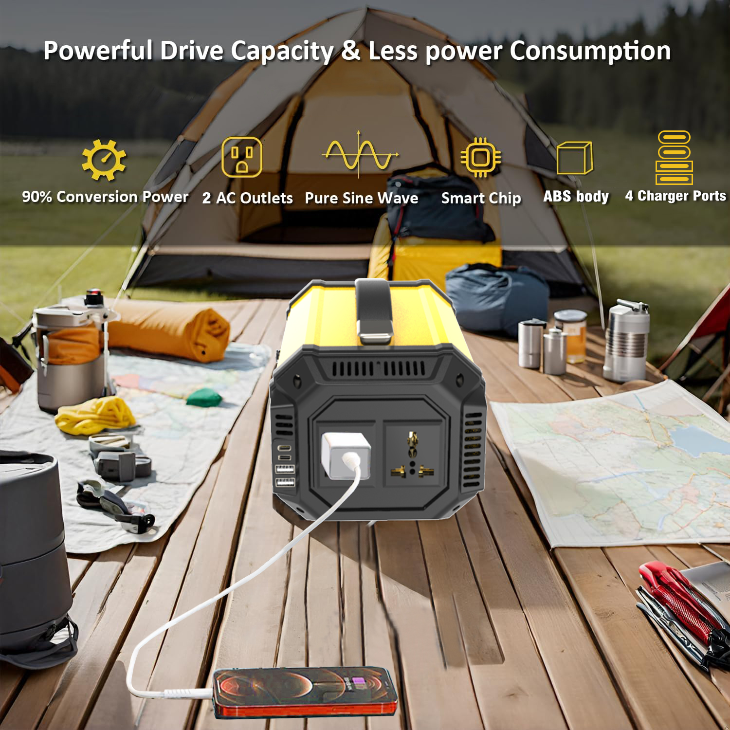 power inverter DC 12V to AC 22 - Outdoor Power And Equipment のレビューと価格