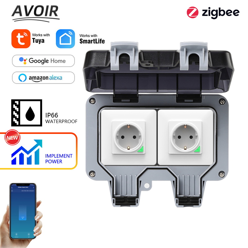 Avoir Tuya Zigbee Electrical S - Outdoor Power Timer のレビューと価格