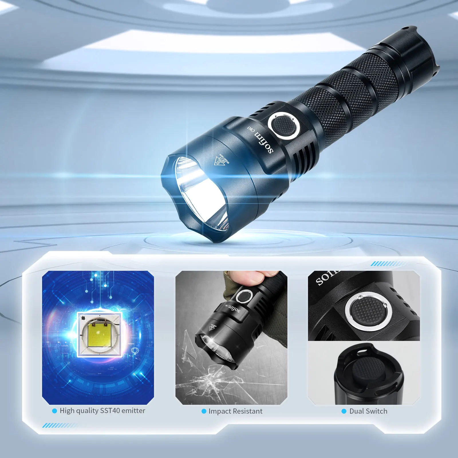 Sofirn C8G SST40 Powerful LED  - Outdoor Power Group のレビューと価格