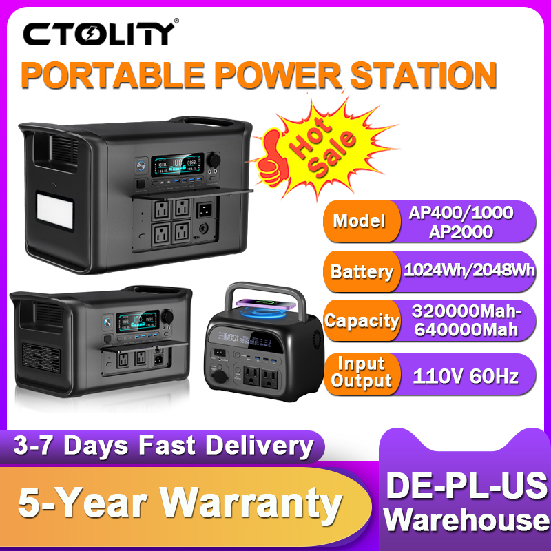 CTOLITY 2400W Portable Power S - Outdoor Power Source のレビューと価格