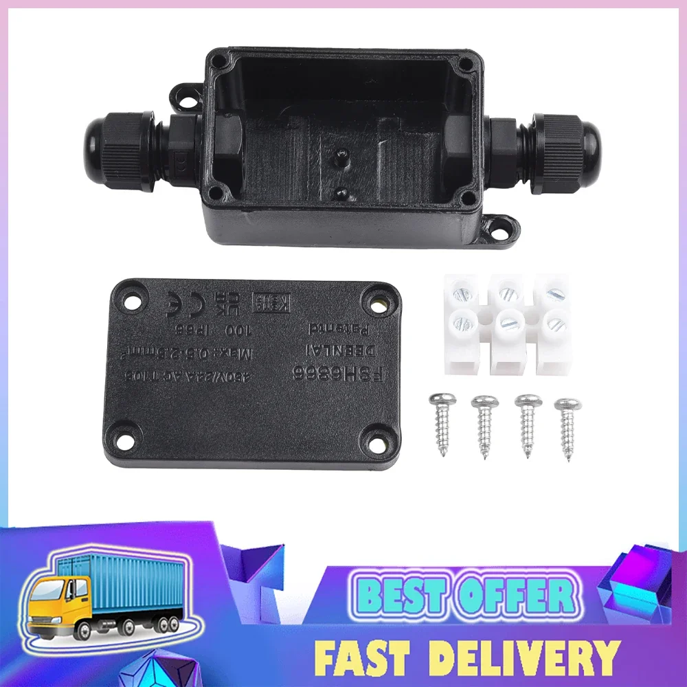 Waterproof Junction Box 2 Way  - Outdoor Power Board Box のレビューと価格
