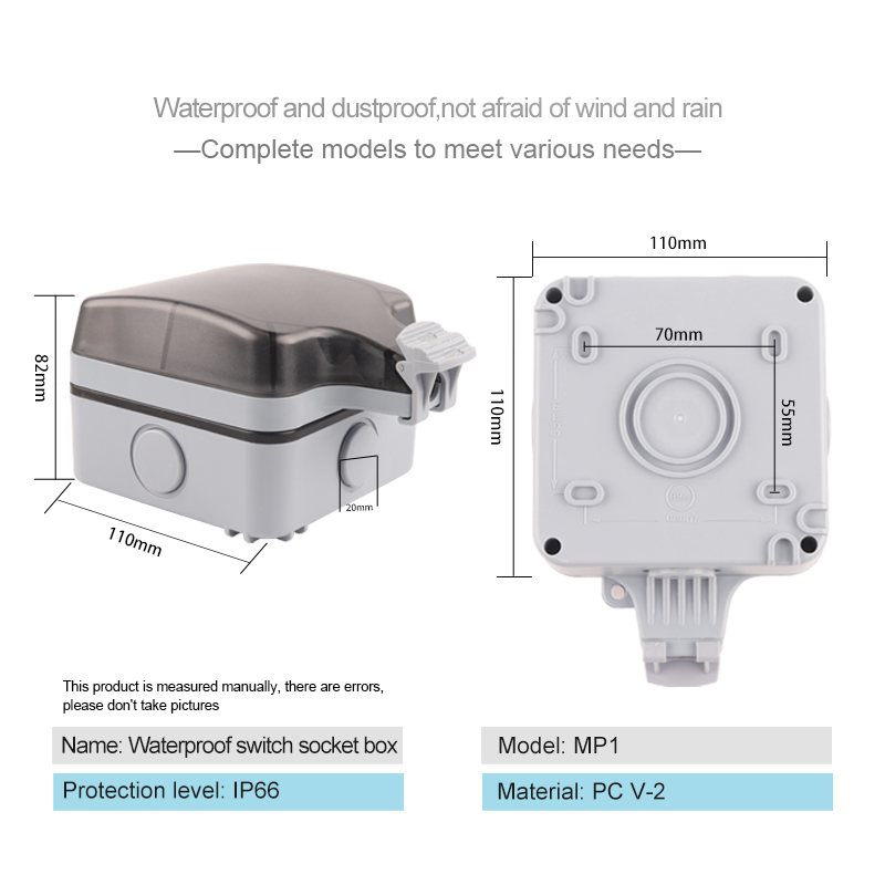 IP66 Outdoor Weatherproof 16A  - Outdoor Power Timer のレビューと価格