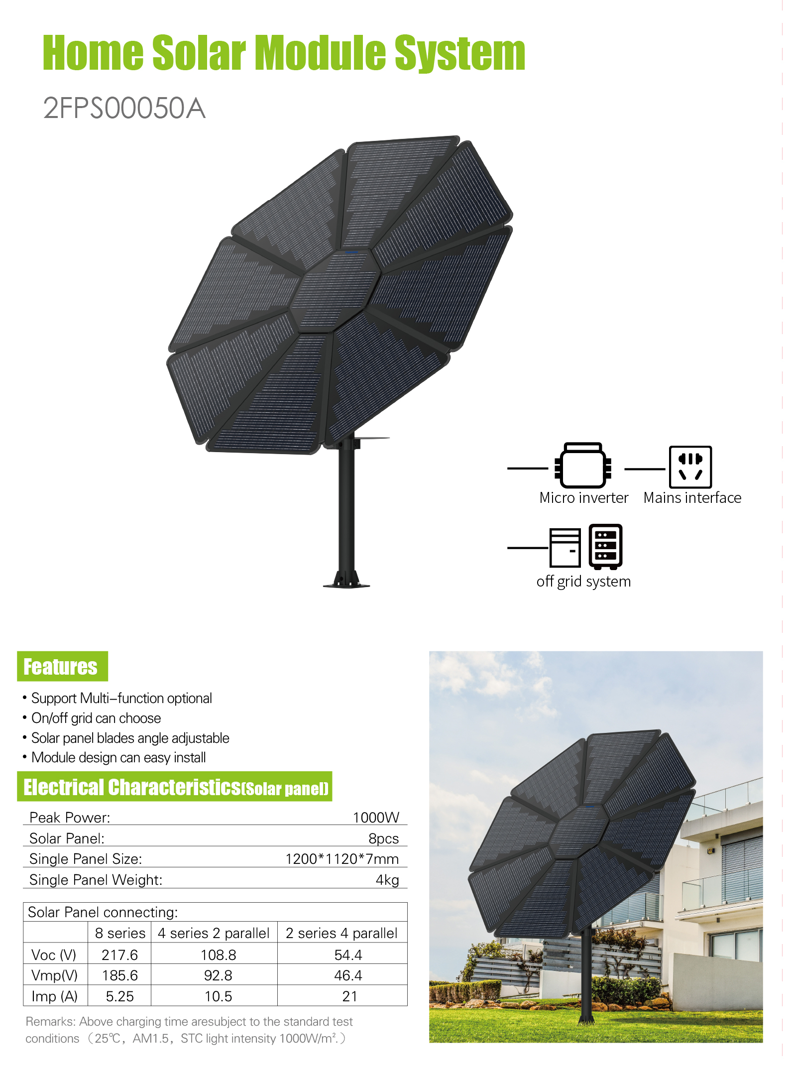 100W-600W Mini Sunflower Solar - Outdoor Power Products のレビューと価格