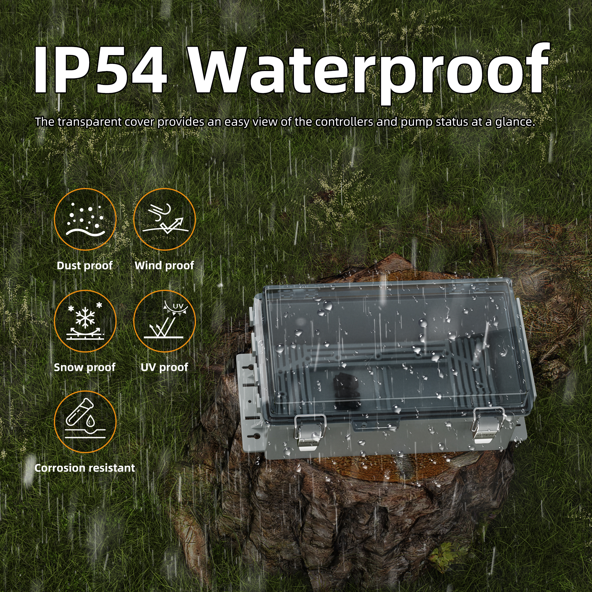 DaierTek 9x5x4.3“ Outdoor Exte - Outdoor Power Board Box のレビューと価格