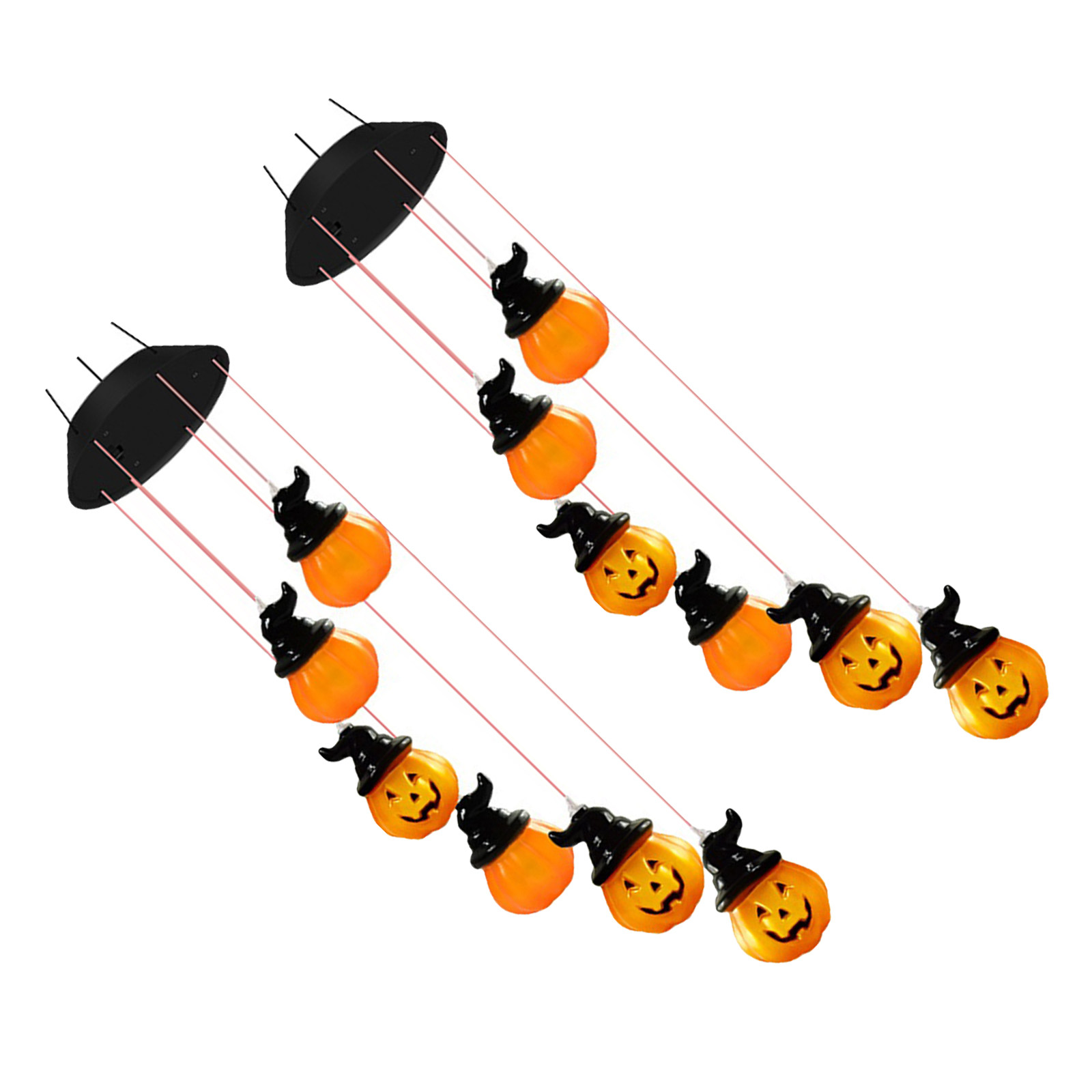 2Pcs Solar Powered Pumpkin Win - Outdoor Power Jack のレビューと価格
