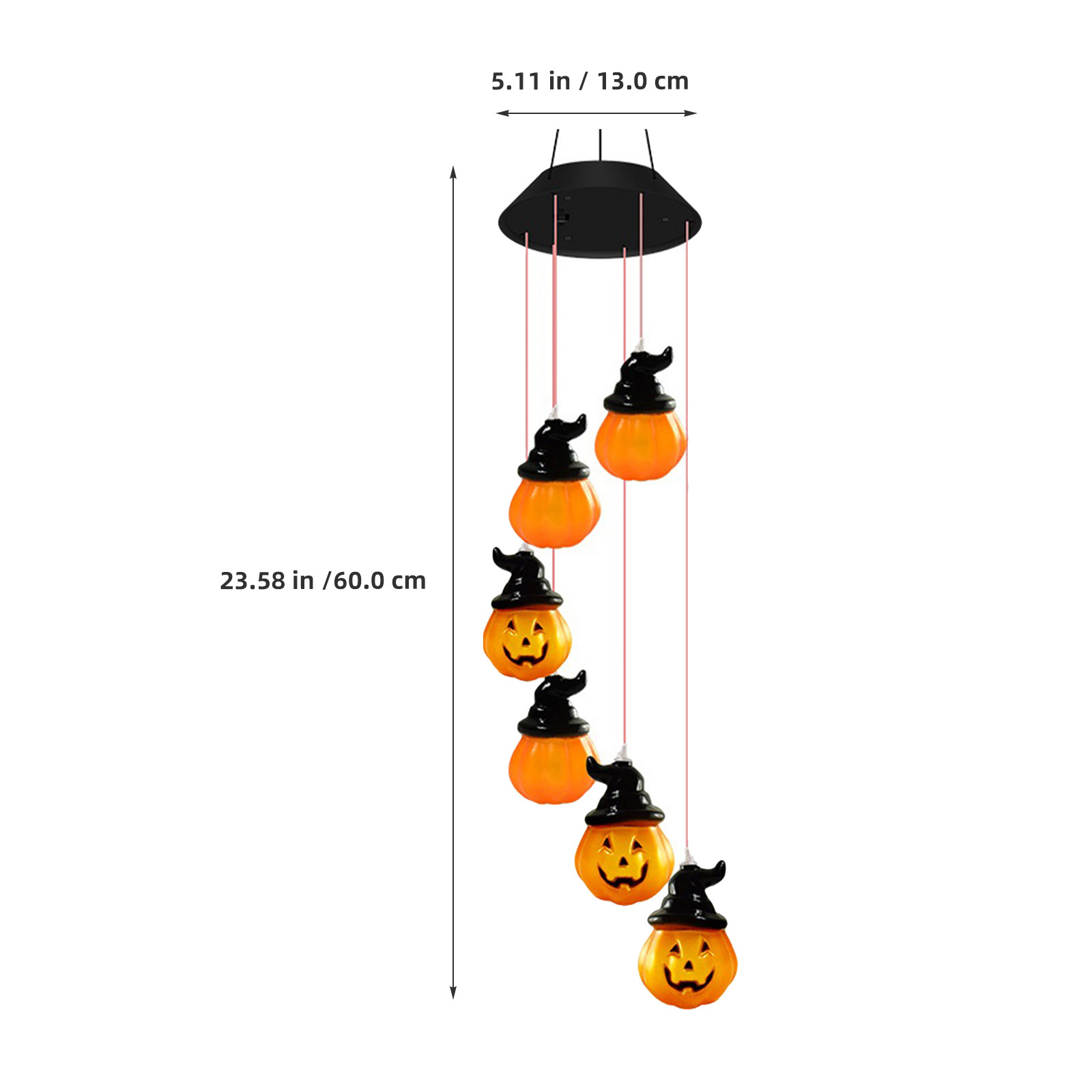 2Pcs Solar Powered Pumpkin Win - Outdoor Power Jack のレビューと価格