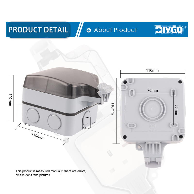 IP66 Outdoor Socket Wall Plug  - Outdoor Power Timer のレビューと価格