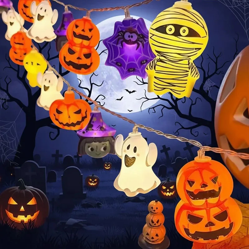 Halloween Party LED String Lig - Outdoor Power Jack のレビューと価格
