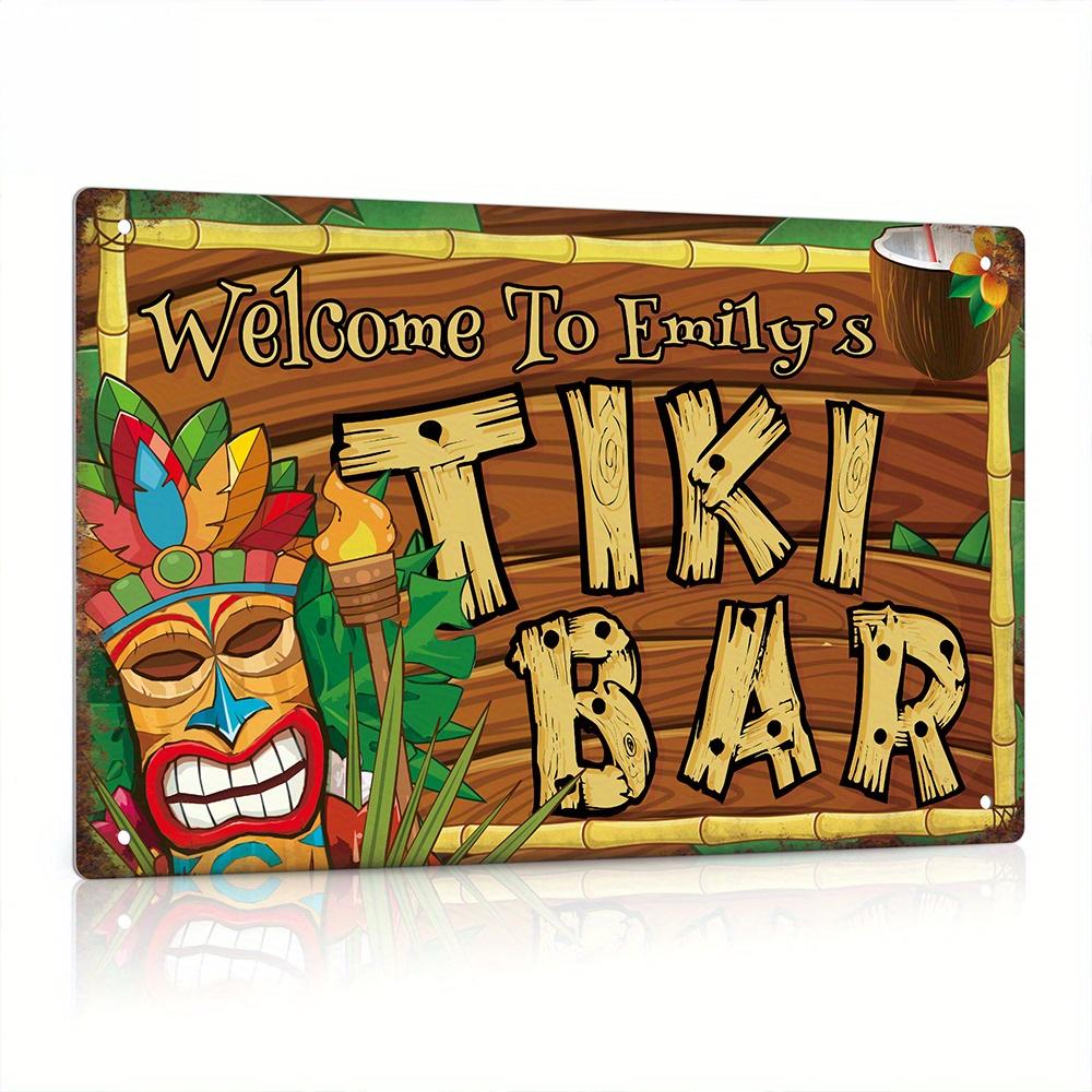Custom  Decor Tiki Bar Sign, P - Outdoor Power Bar のレビューと価格